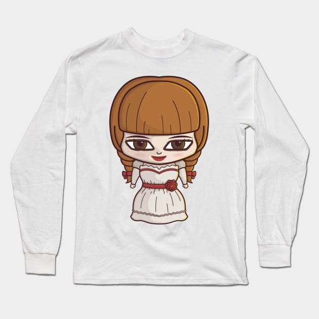 ANNABELLE THE HAUNTED DOLL CHIBI Long Sleeve T-Shirt by PNKid